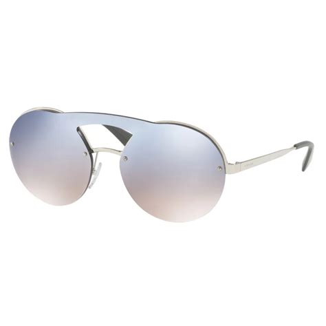 prada 65ts|Prada Pr 65ts 1bc5r0 Round Sunglasses .